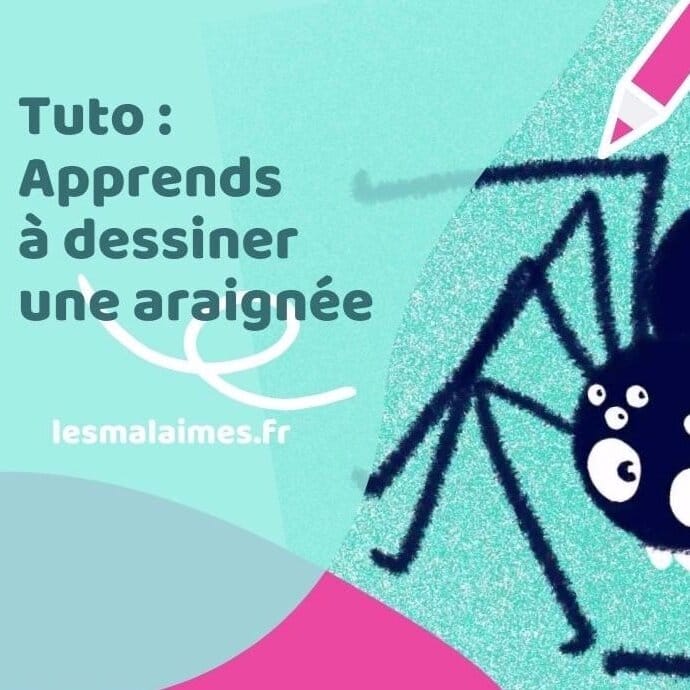 Apprends à dessiner Dédalia ( et à vaincre ta peur des araignées)